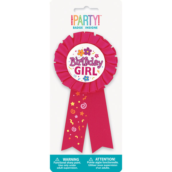 Birthday Girl Award Badge - Rennies Party